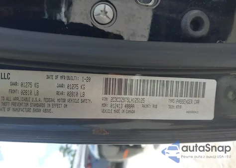 2020 Dodge Challenger R/T из США, поврежденный, VIN 2C3CDZBT5LH125125